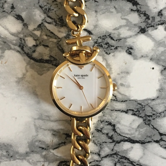 Kate Spade gold chain watch main image 6